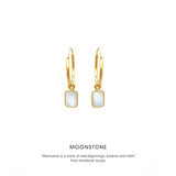 Baguette Hoops Gold <p><b> +7 colours </b></p>