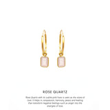 Baguette Hoops Gold <p><b> +7 colours </b></p>