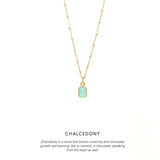 Baguette Necklace Gold <p><b> +7 colours </b></p>