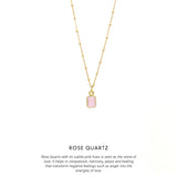 Baguette Necklace Gold <p><b> +7 colours </b></p>