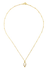 Mother of Pearl Necklace Gold
