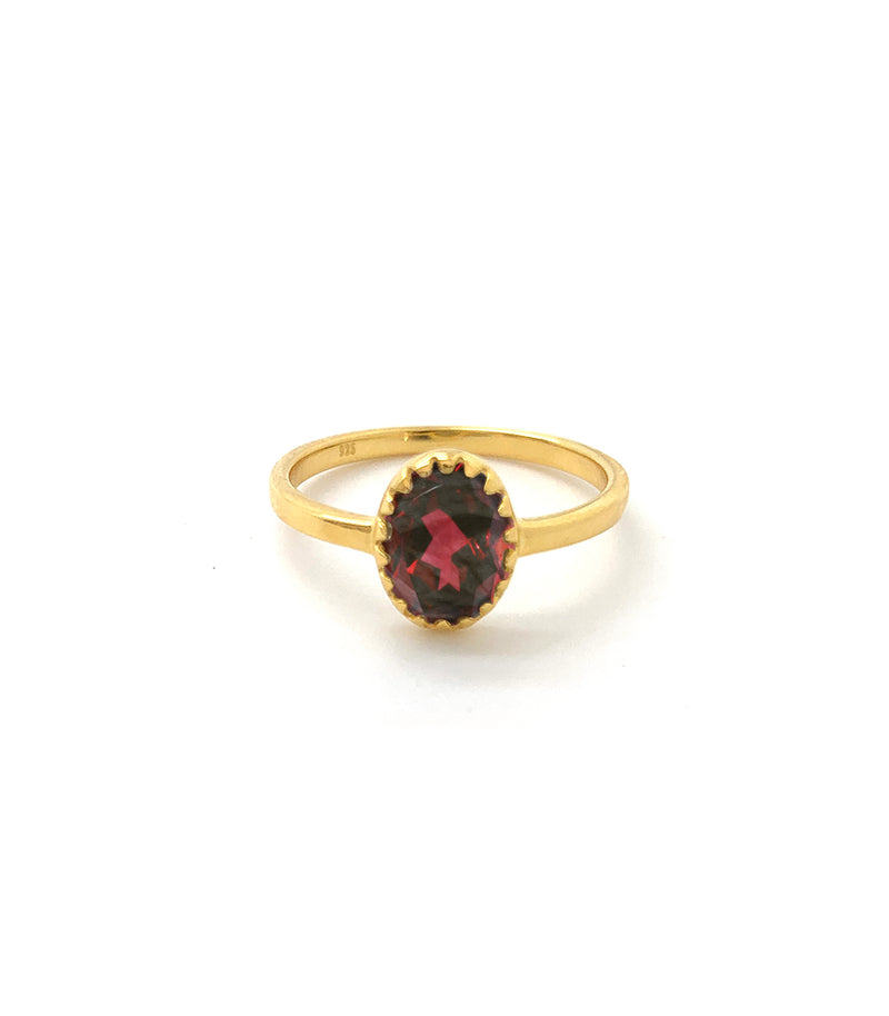 Garnet Royal Ray of Light Gold