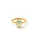 Prehnite Royal Ray of Light Gold