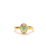 Prehnite Royal Ray of Light Gold