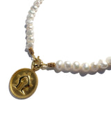 Pearl Mamuli Necklace