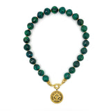 Turquoise Mamuli Necklace <p><b> -Demi Couture- </b></p>