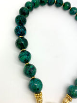 Turquoise Mamuli Necklace <p><b> -Demi Couture- </b></p>