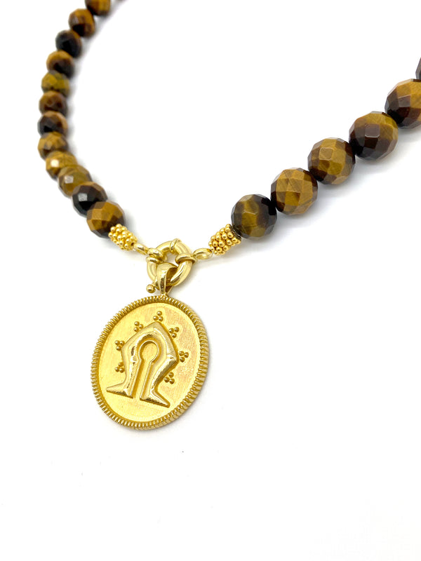 Eye of the Tiger Mamuli Necklace