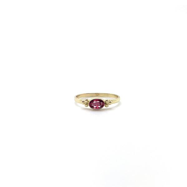 Facet Rhodolite Oval Triquetra<p><i>-Limited Edition-</i></p>