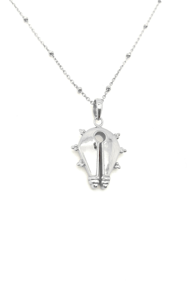 Classic Mamuli Necklace II Silver