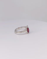 Silver Crescent Moon Ring